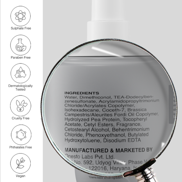 Heat Protection Hair Spray With 230°C Thermal Protection & Frizz Control - 150 ml