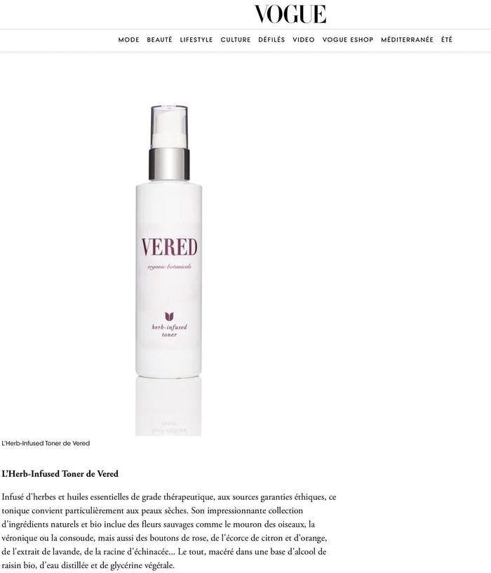 Herb-Infused Toner