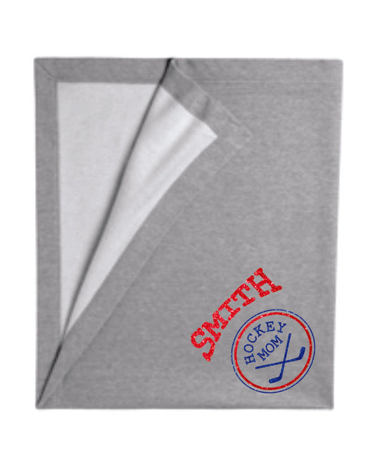 Hockey Mom Blanket - Matte or Glitter