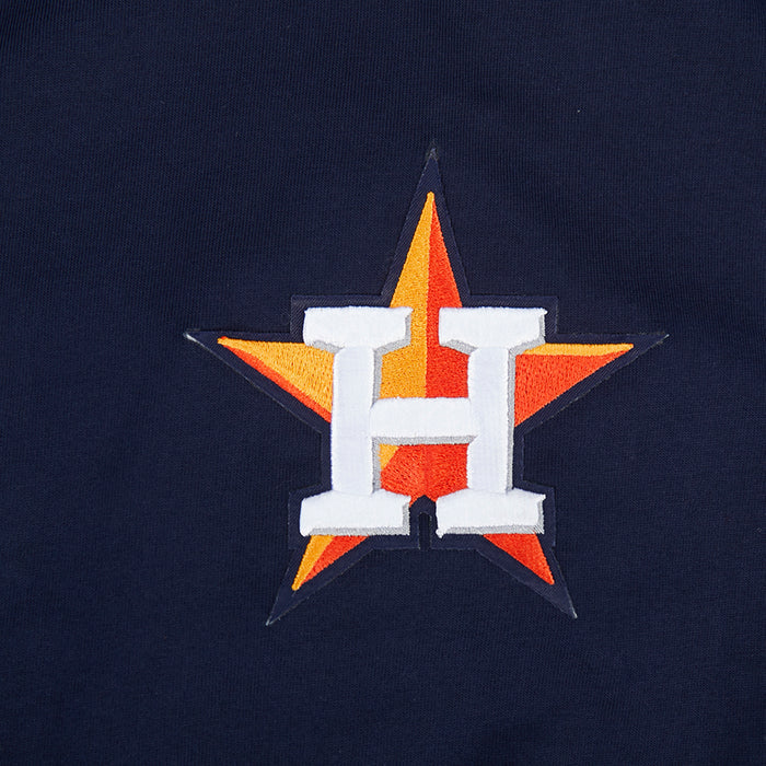 Navy Houston Astros H logo patch with orange star behind