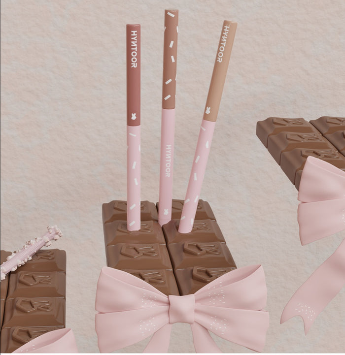 HYNTOOR Chocolate Bar Velvet Matte Lip Liner Pen T5330