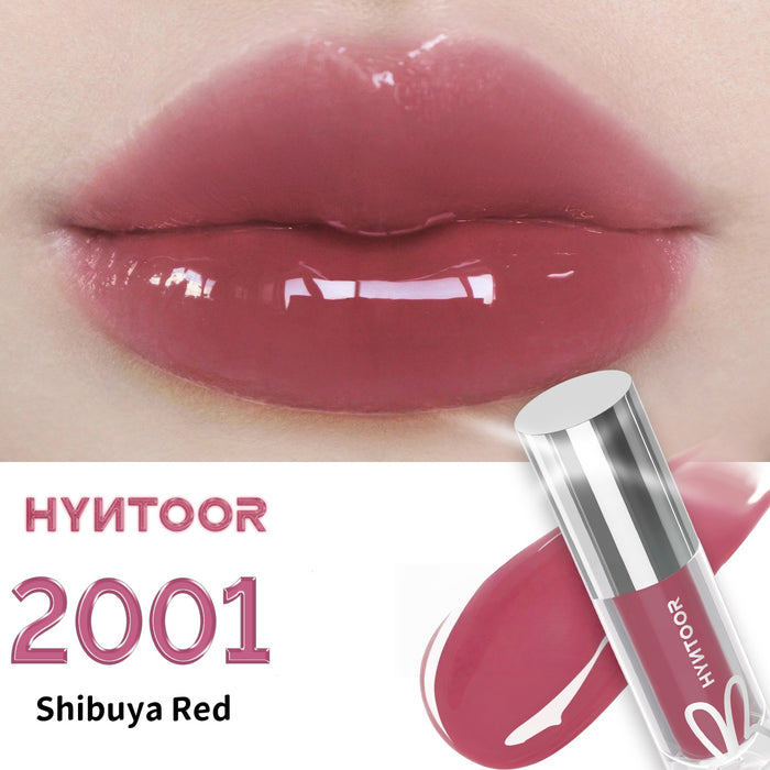 HYNTOOR Future Planet Mirror Lip Gloss #2001 Shibuya Red T4933