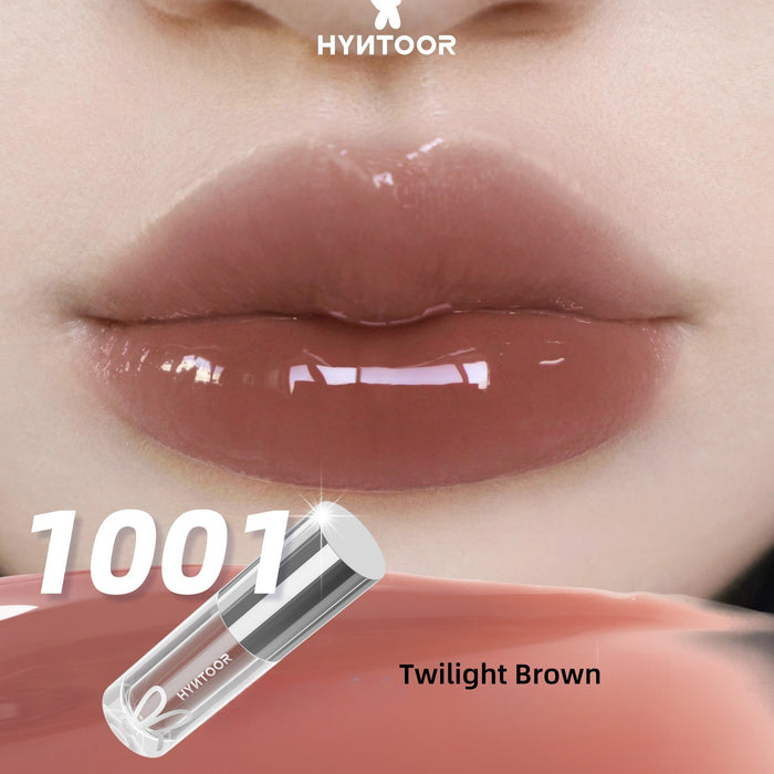 HYNTOOR Future Planet Shimmer Mirror Lip Gloss #1001 Twilight Brown T4776