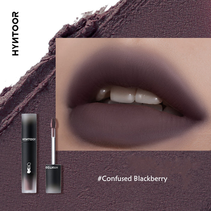 HYNTOOR Matte Lip Mud #Confused Blackberry T4848