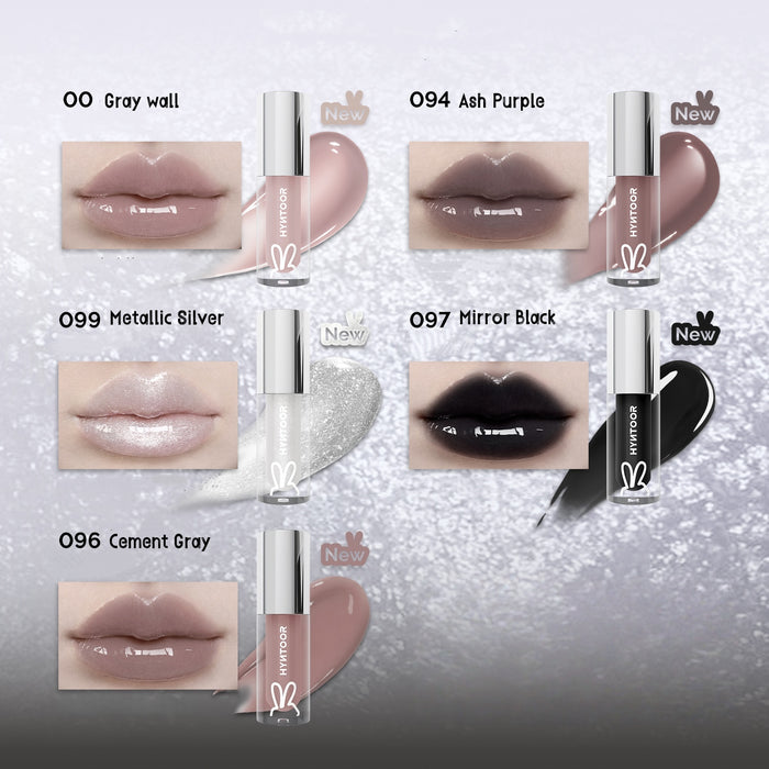 HYNTOOR Mirror Lip Gloss #096 Cement Gray T5194