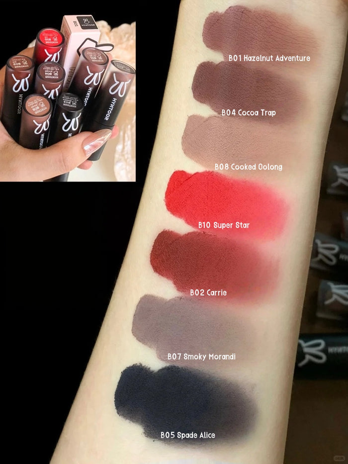 HYNTOOR Velvet Matte Lip Mud #B07 Smoky Morandi T5211