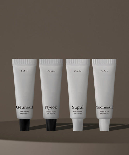 I'M FROM scent of scenery hanoka & brook hand cream discovery kit بكج كريمات اليدين من ام فروم