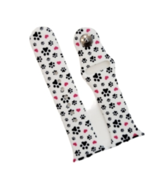 Interchangeable Silicone Printed Smart Watch Bands ***Multiple Styles