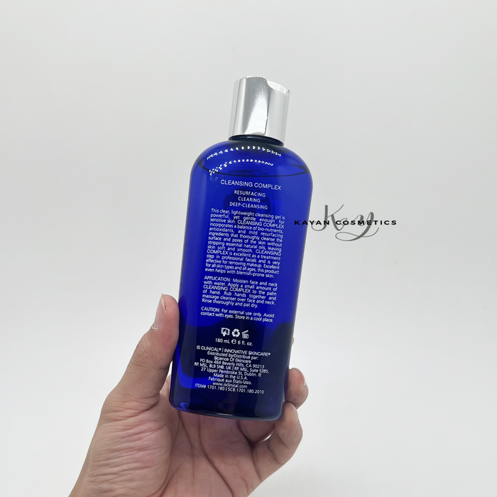 is Clinical 低泡潔面啫喱 is Clinical 180ml CLEANSINGCOMPLEX