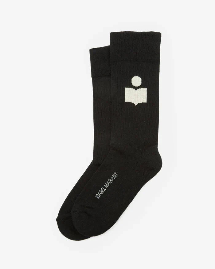 Isabel Marant - Siloki Chaussettes - Black - Accessoires - CT001JHA-A1C03J