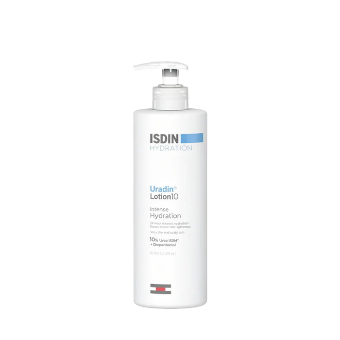 ISDIN Uradin Lotion 10 body lotion bottle with pump for dry skin