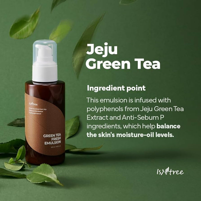 ISNTREE Green Tea Fresh Emulsion مستحلب الشاي الاخضر من ازنتري