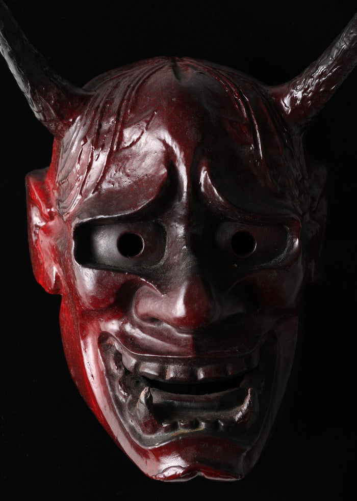 Japanese Noh Mask Hannya Paper Clay Nice Product Tsushima
