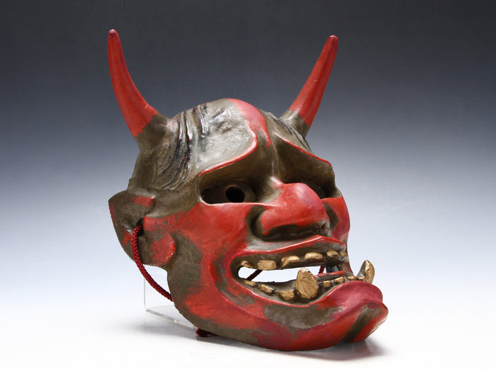 Japanese Noh Mask Hannya Paper Clay Nice Product Tsushima