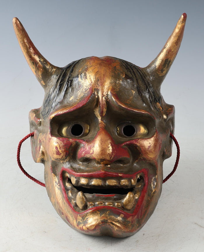 Japanese Noh Mask Hannya Paper Clay Nice Product Tsushima