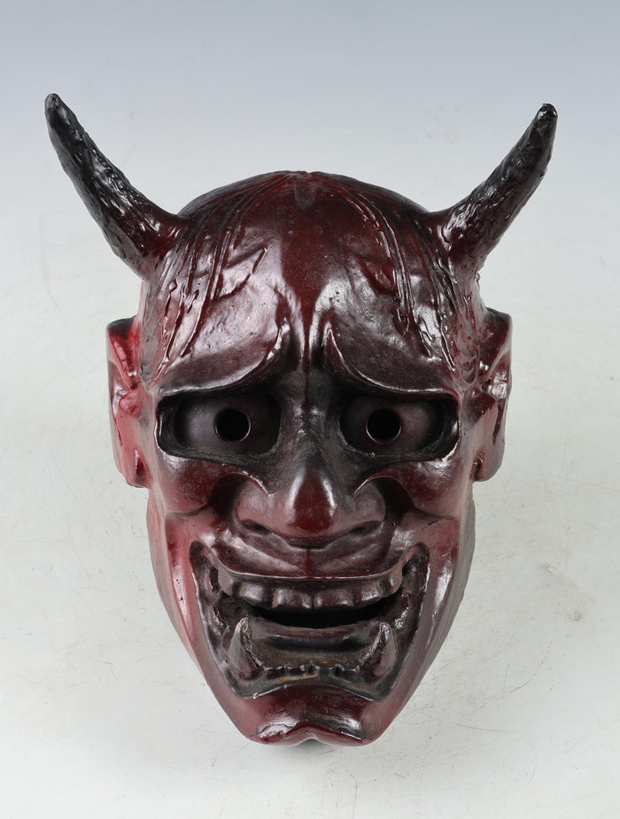 Japanese Noh Mask Hannya Paper Clay Nice Product Tsushima
