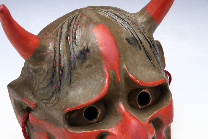 Japanese Noh Mask Hannya Paper Clay Nice Product Tsushima