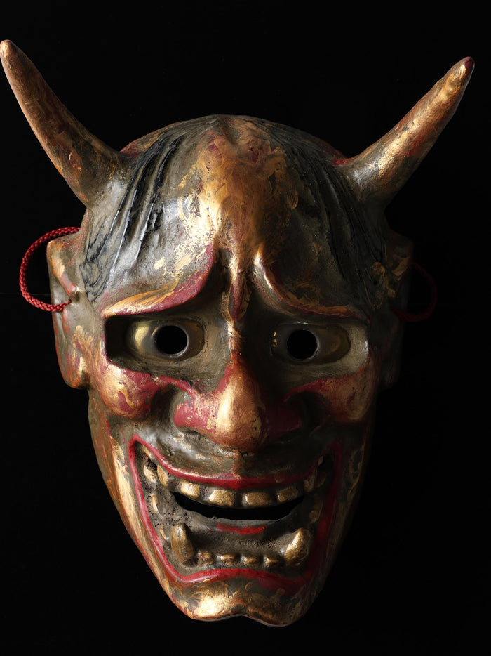 Japanese Noh Mask Hannya Paper Clay Nice Product Tsushima