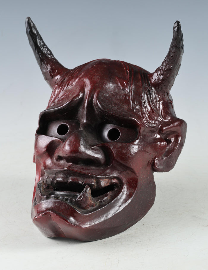 Japanese Noh Mask Hannya Paper Clay Nice Product Tsushima