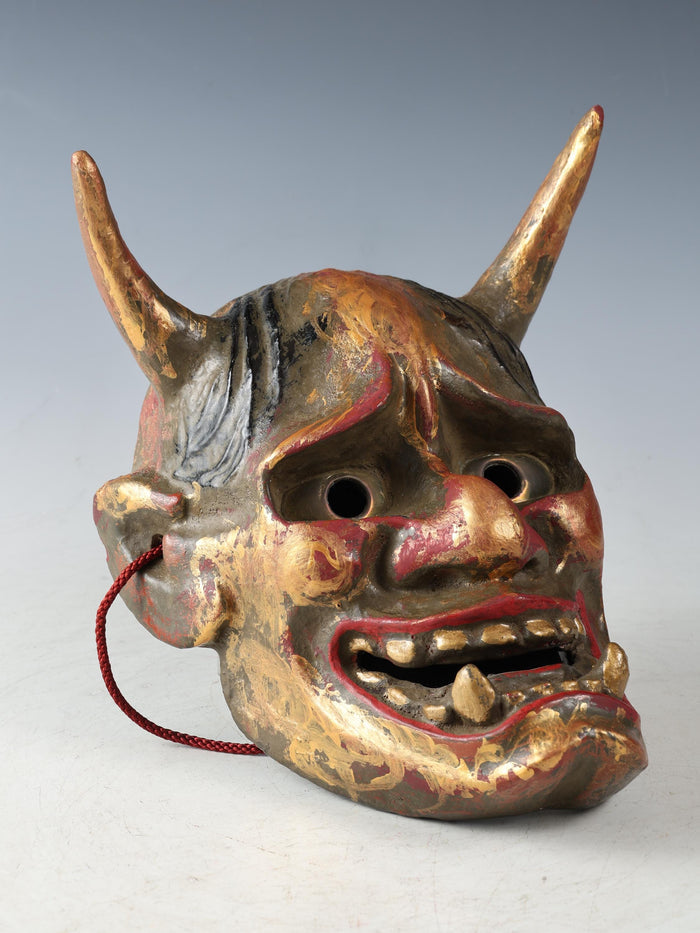 Japanese Noh Mask Hannya Paper Clay Nice Product Tsushima