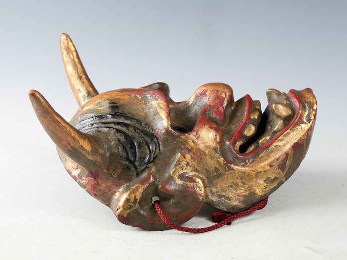 Japanese Noh Mask Hannya Paper Clay Nice Product Tsushima
