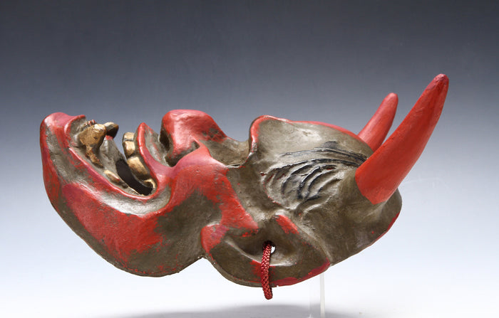 Japanese Noh Mask Hannya Paper Clay Nice Product Tsushima