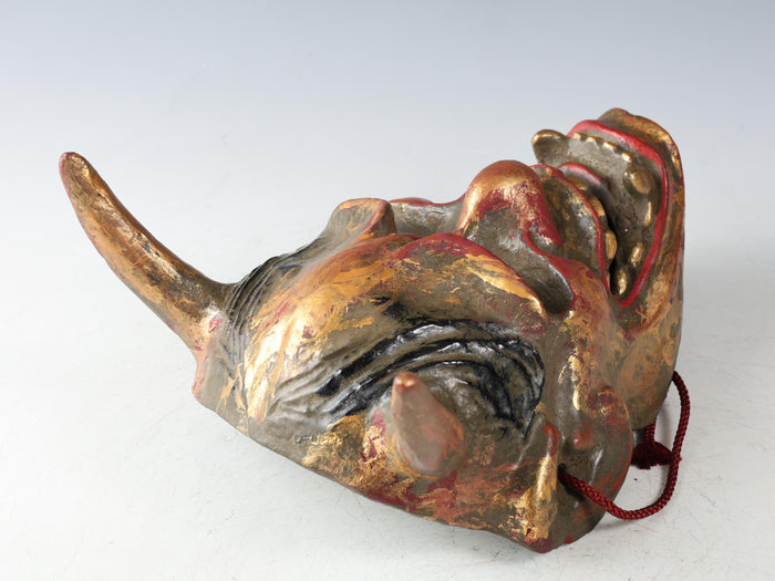 Japanese Noh Mask Hannya Paper Clay Nice Product Tsushima