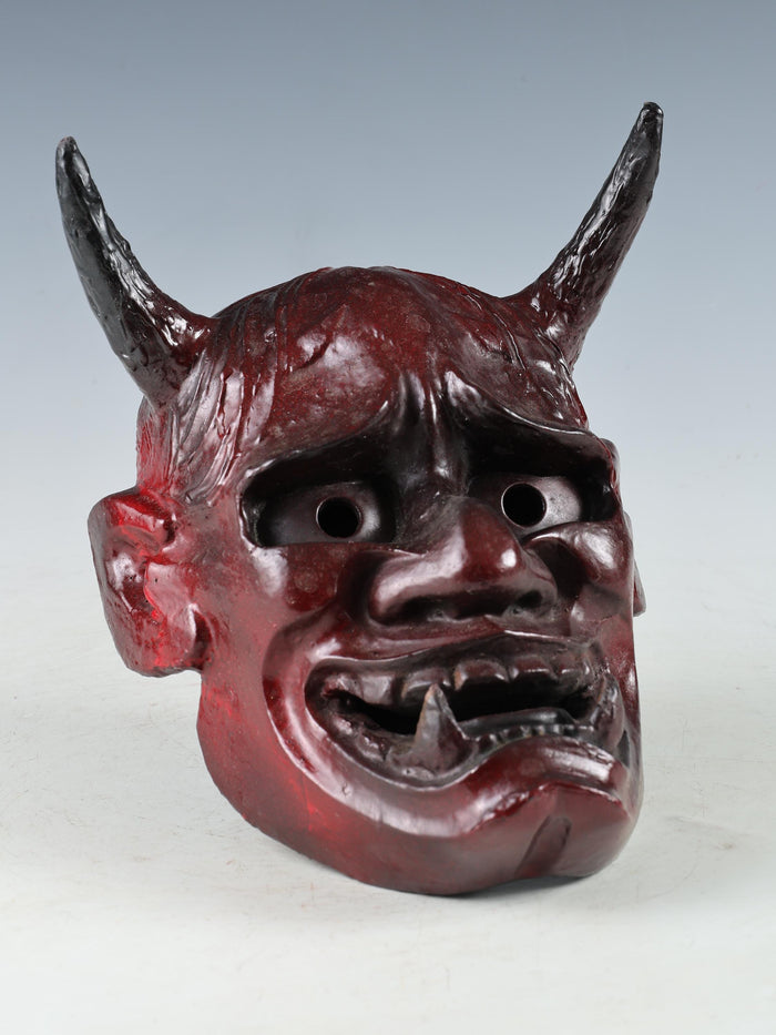 Japanese Noh Mask Hannya Paper Clay Nice Product Tsushima