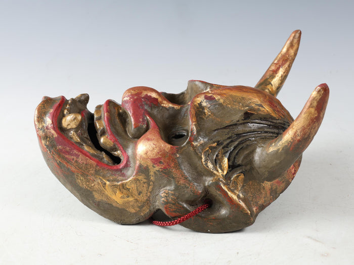 Japanese Noh Mask Hannya Paper Clay Nice Product Tsushima
