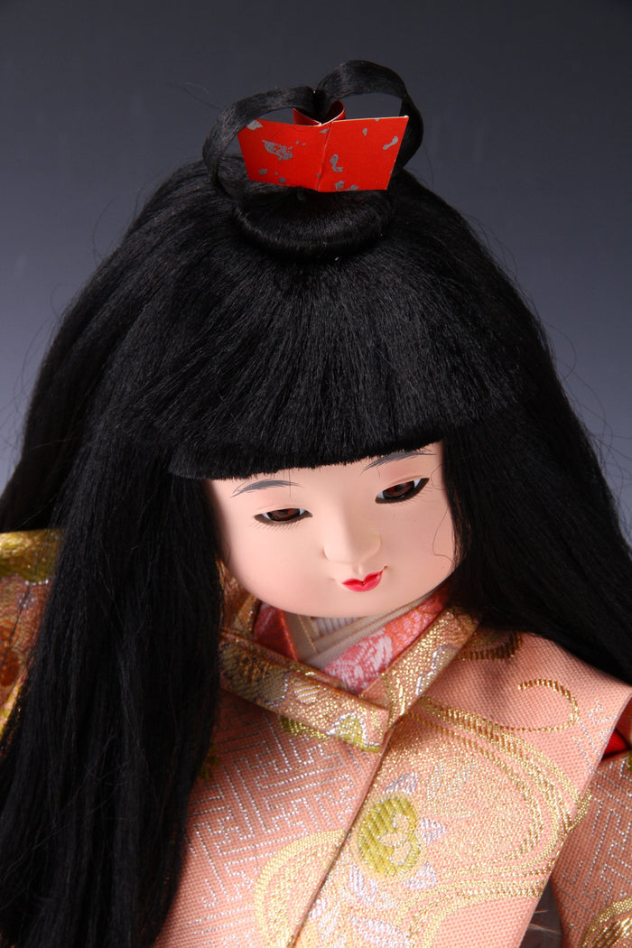 Japanese Real Gofun Kyo Doll -Kawaii Gosho Doll- Ichimatsu Style