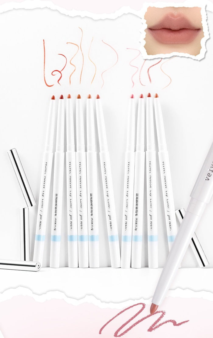 JILL LEEN Double-head Velvet Mousse Moist Lip Liner Pen T5622