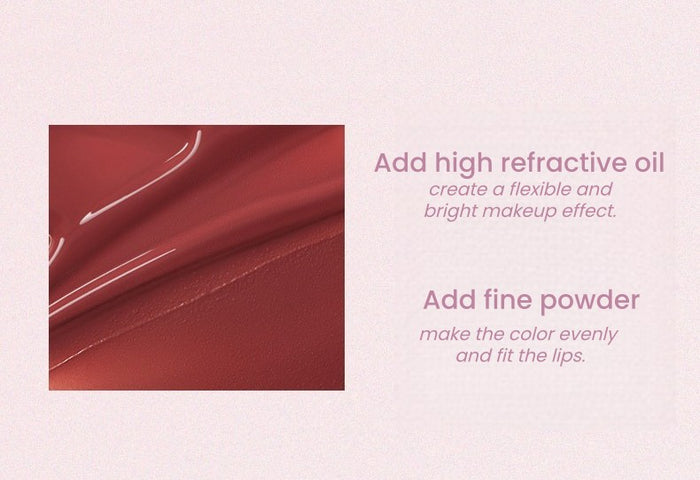 JILL LEEN Long-wear Matte & Glossy Double-head Lip Glaze T5618