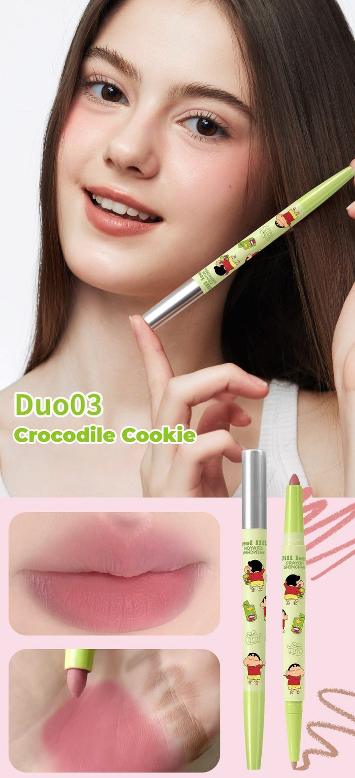 JILL LEEN X Crayon Shin-chan Collection Double-head Lip Liner Pen T5624