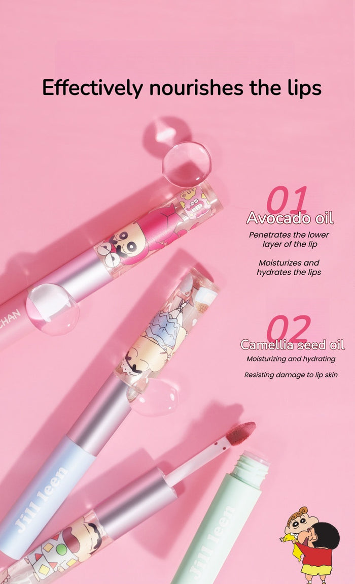 JILL LEEN X Crayon Shin-chan Collection Matte & Glossy Lip Glaze T5607