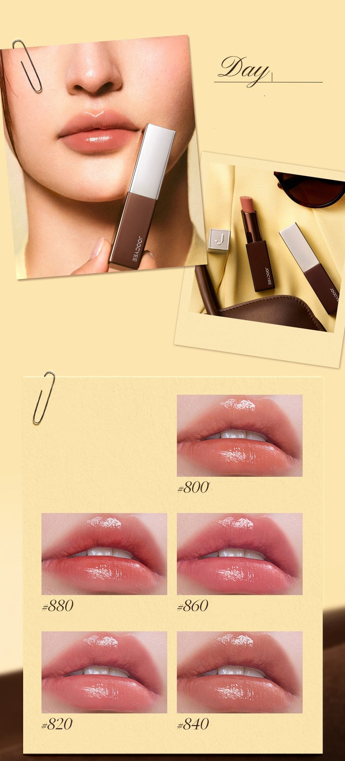 JOOCYEE Day+Night Care Tinted Lip Balm & Lipstick T5783