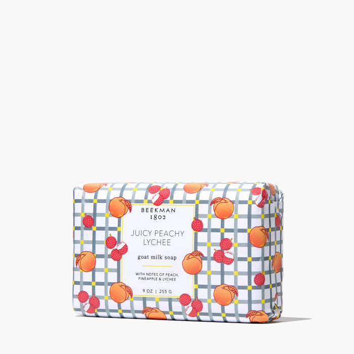 Juicy Peachy Lychee Goat Milk Soap