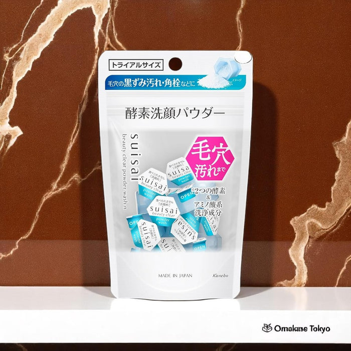 Kanebo Suisai Beauty Clear Powder Facial Wash 0.4g x 15pcs