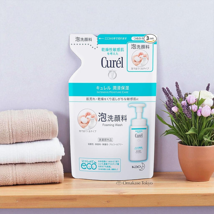 Kao Curel Foaming Face Wash Refill 130ml