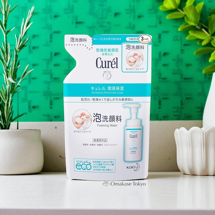 Kao Curel Foaming Face Wash Refill 130ml