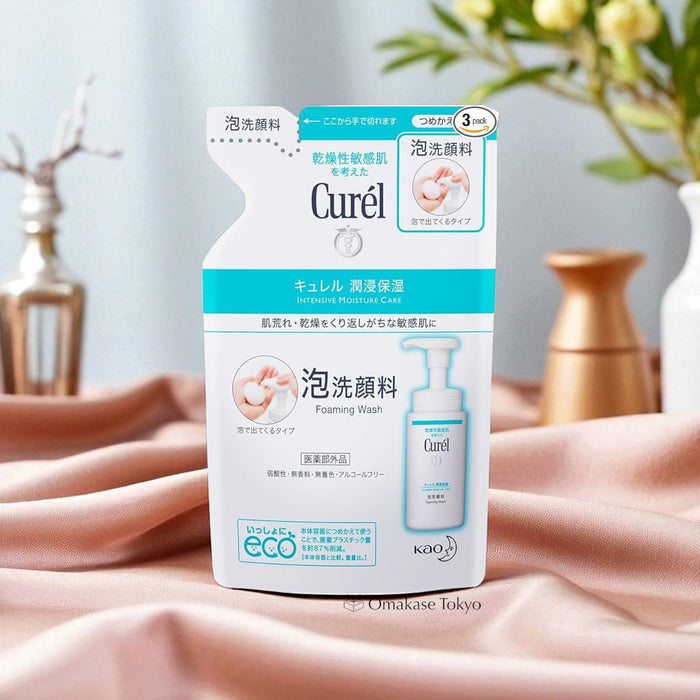 Kao Curel Foaming Face Wash Refill 130ml