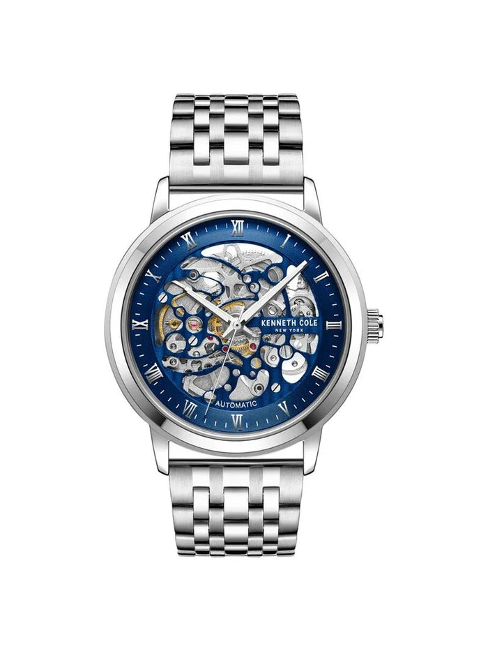 Kenneth Cole Round Blue Dial Analog Watch - NCKC50920004MNW