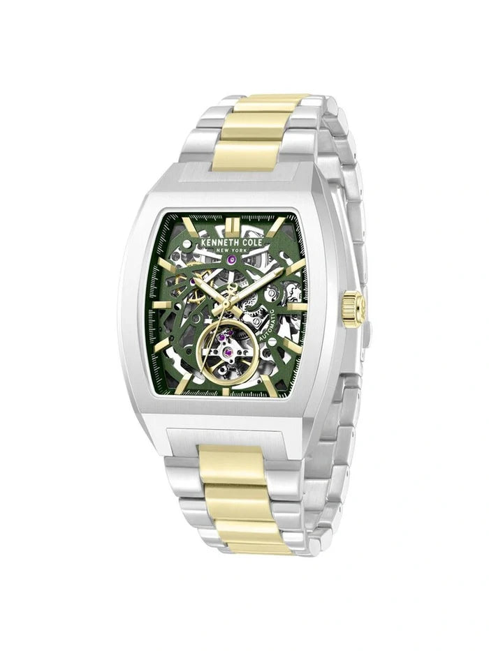 Kenneth Cole Round Green Dial Analog Watch - KCWGY0077506MNW