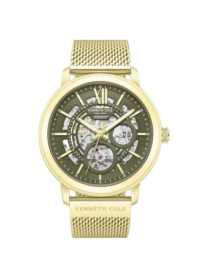 Kenneth Cole Round Green Dial Analog Watch - KCWGY0081203MNW