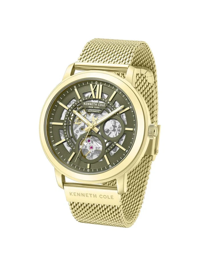 Kenneth Cole Round Green Dial Analog Watch - KCWGY0081203MNW