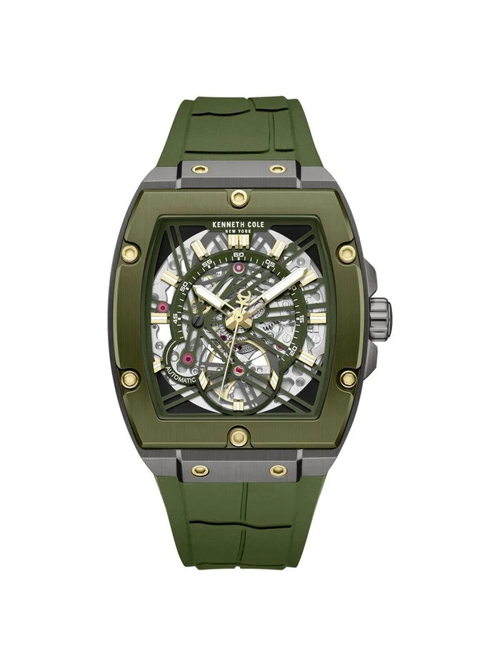 Kenneth Cole Round Green Dial Analog Watch - KCWGZ0067804MN