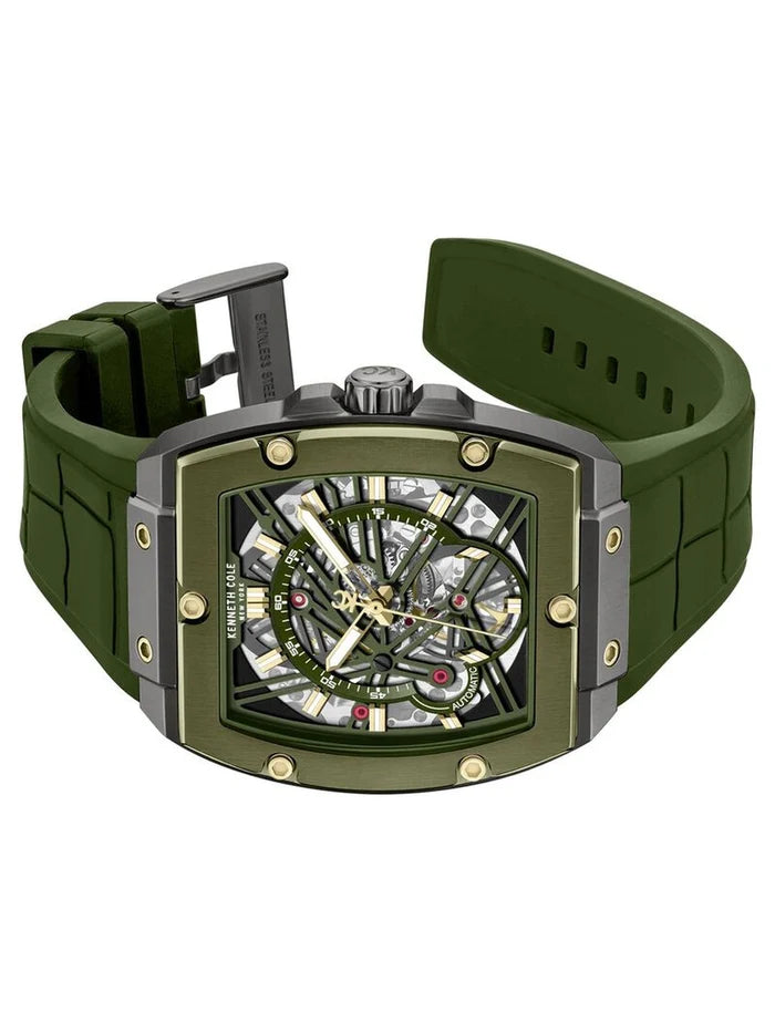 Kenneth Cole Round Green Dial Analog Watch - KCWGZ0067804MN