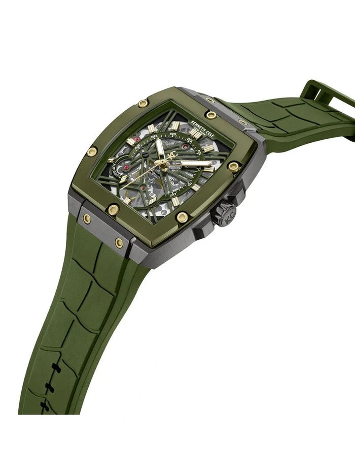 Kenneth Cole Round Green Dial Analog Watch - KCWGZ0067804MN
