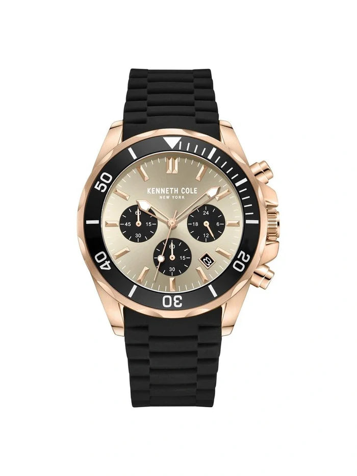 Kenneth Cole Round Grey Dial Analog Watch - NTKCWGO0027103MN