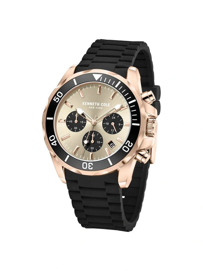 Kenneth Cole Round Grey Dial Analog Watch - NTKCWGO0027103MN