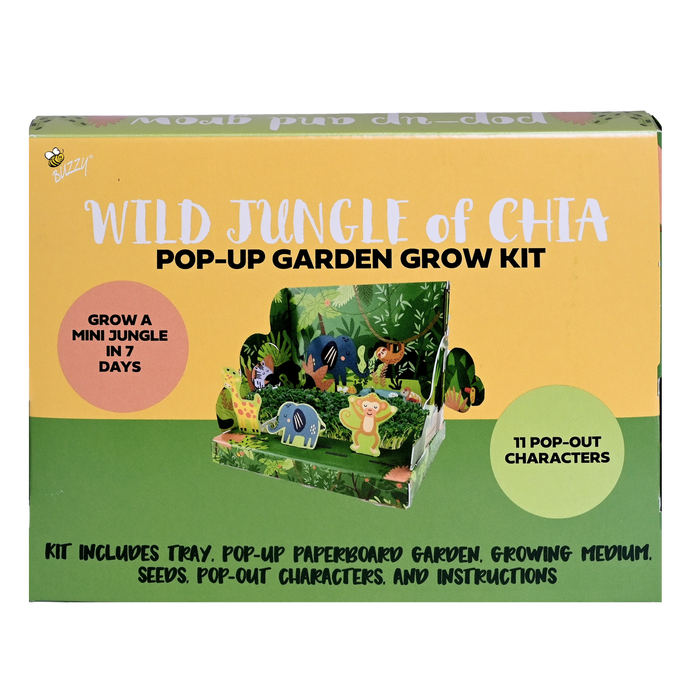 Kids Interactive Chia Grow Kit | Jungle Characters